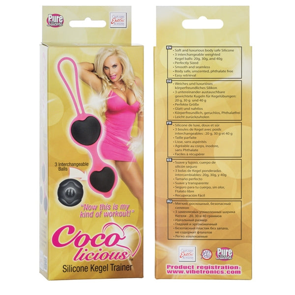 COCO LICIOUS KEGEL BALLS BLACK SE293103 Condom World Romantic