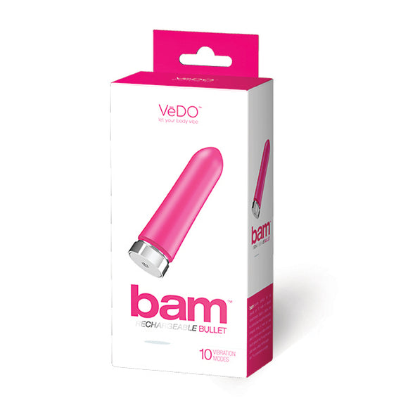 VEDO BAM RECHARGEABLE BULLET FOXY PINK -VIF0309