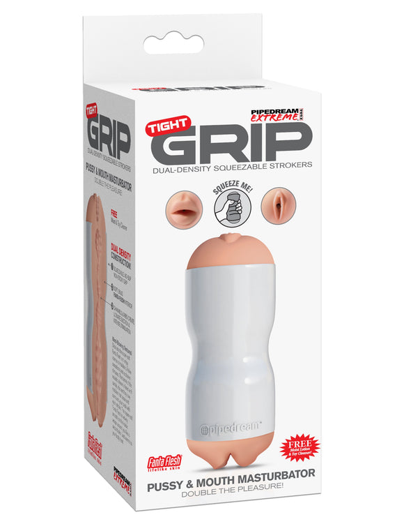 Pipedream Extreme Toyz Tight Grip Pussy & Mouth Masturbator RD281-19