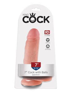 King Cock 7" Cock with Balls Collection - PD5506-21