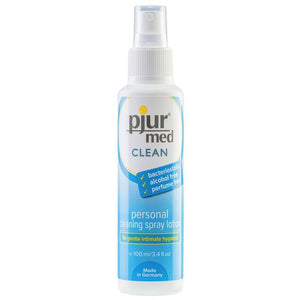pjur med CLEAN personal cleaning spray lotion 3.4oz