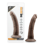 DR SKIN 7 COCK W SUCTION CUP CHOCOLATE "-BN12706
