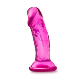 B YOURS SWEET N SMALL 4IN DILDO W/ SUCTION CUP PINK -BN13620