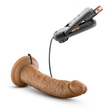 DR. SKIN DR. DAVE 7IN MOCHA VIBRATING COCK W/ SUCTION CUP -BN13707