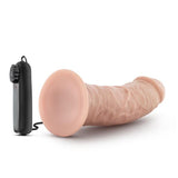 DR. SKIN DR. JOE 8IN VIBRATING COCK W/ SUCTION CUP VANILLA -BN13823