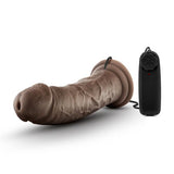 DR. SKIN DR. JOE 8IN VIBRATING COCK W/ SUCTION CUP CHOCOLATE -BN13826
