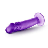 B YOURS SWEET N SMALL 6IN DILDO W/ SUCTION CUP PURPLE -BN14621