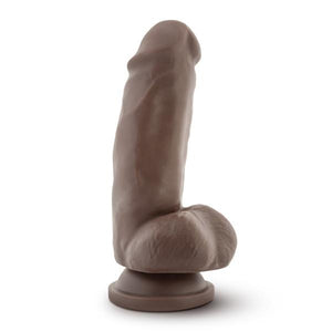 DR SKIN MR SMITH 6 DILDO W/SUCTION CUP CHOCOLATE "-BN15446