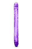 B YOURS 18 DOUBLE DILDO PURPLE "-BN36791