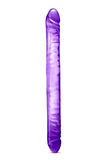 B YOURS 18 DOUBLE DILDO PURPLE "-BN36791