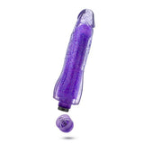 GLOW DICKS MOLLY GLITTER VIBRATOR PURPLE -BN43011