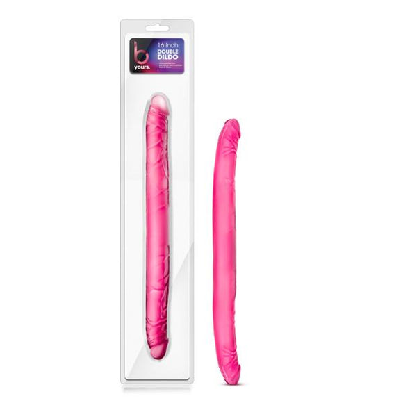 B YOURS 16 DOUBLE DILDO PINK 