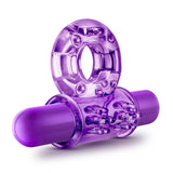 PLAY WITH ME COUPLES PLAY VIBRATING COCKRING PURPLE -BN77901