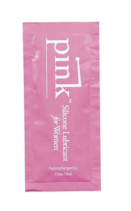 PINK SILICONE LUBE .17 OZ -EPPKS