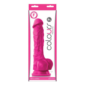 COLOURS PLEASURES 7 IN DILDO PINK -NSN040504