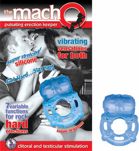 MACHO PULSATING ERECTION KEEPER BLUE -NW21282