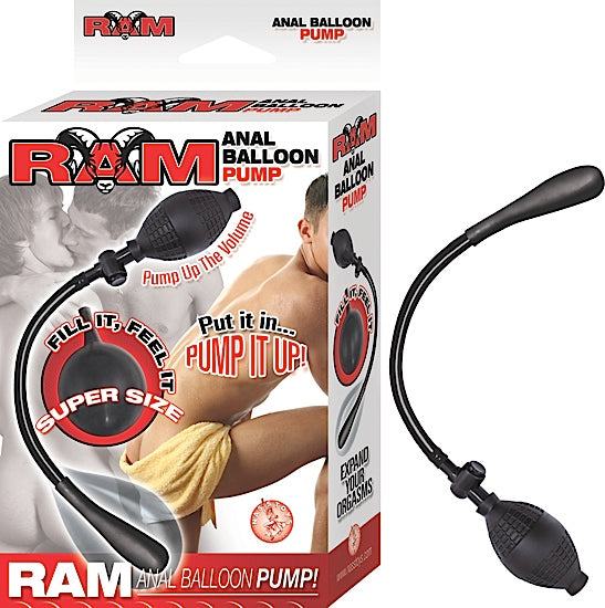 RAM ANAL BALLOON PUMP BLACK -NW24542