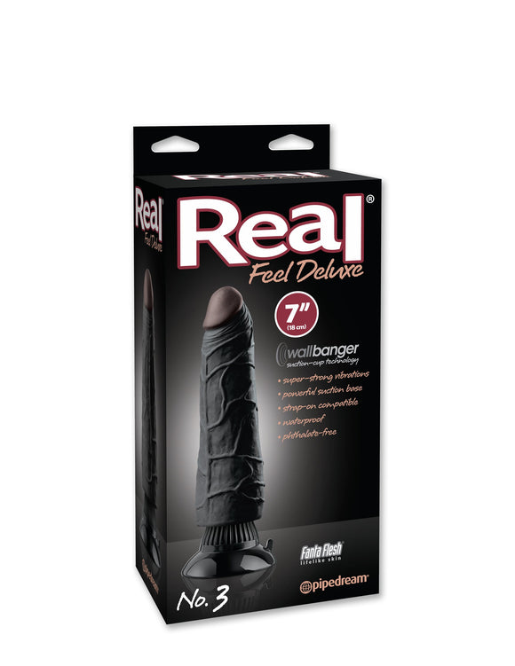 REAL FEEL DELUXE #3 BLACK 7IN -PD151323