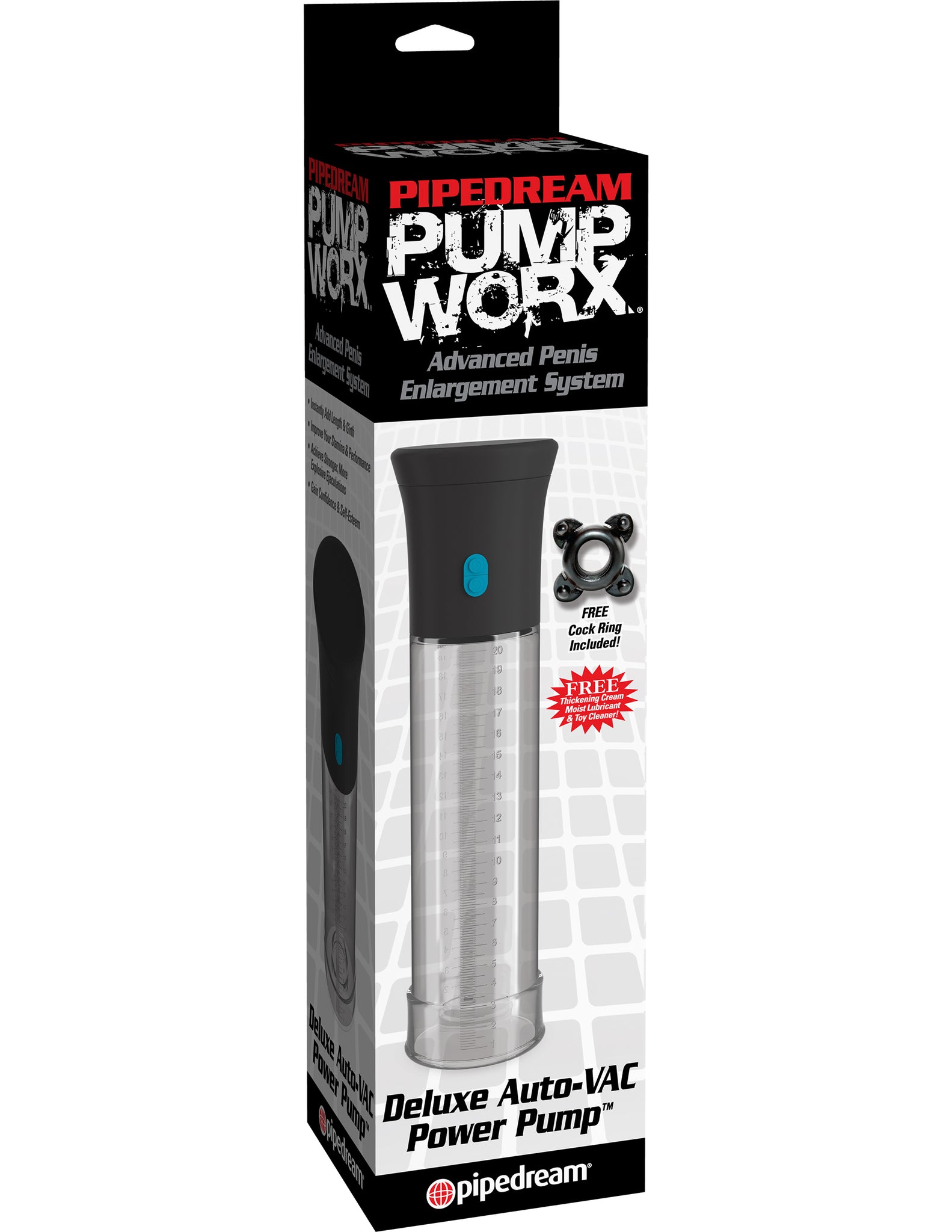 PUMP WORX DELUXE AUTO VAC PUMP PD329200 Condom World Romantic