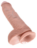 KING COCK 10IN COCK W/BALLS FLESH -PD550921
