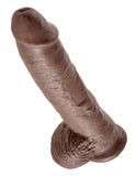 KING COCK 10IN COCK W/BALLS BROWN -PD550929