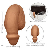 PACKER GEAR 4IN SILICONE PENIS TAN -SE158025