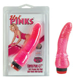 HOT PINKS CURVED PENIS 6.25 IN -SE033004