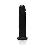 COCK 8IN BLACK W/SUCTION CUP -SIN10209