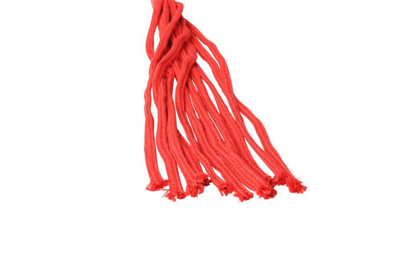 SEX & MISCHIEF RED ROPE FLOGGER -SS10042