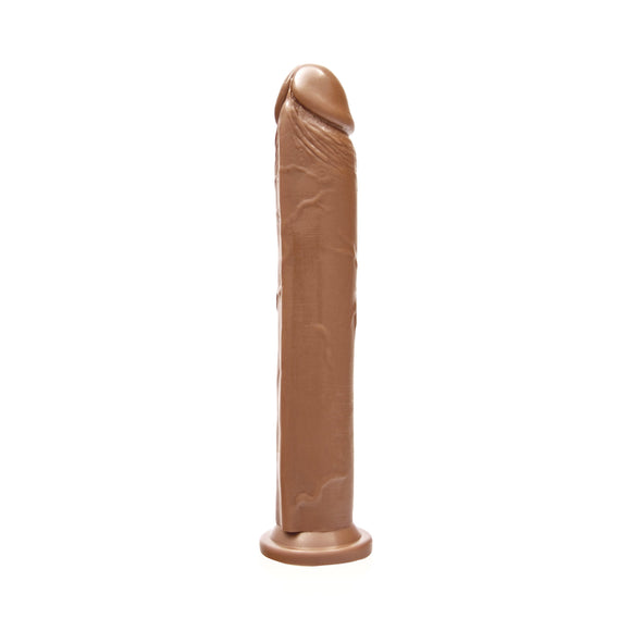 COCK W/SUCTION CARAMEL 10IN -SIN10518