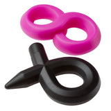 PRO SENSUAL SILICONE SUPER 8 RING & TIE SLING 2 PACK -WTC624207