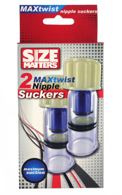 SIZE MATTERS 2 MAX TWIST NIPPLE SUCKERS -XRAC191