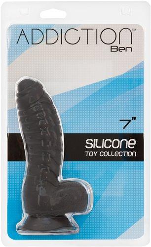 ADDICTION 100% SILICONE BEN 7 BLACK(OUT MAY) 