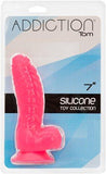 ADDICTION 100% SILICONE TOM 7 HOT PINK(OUT MAY) "-BMS87316