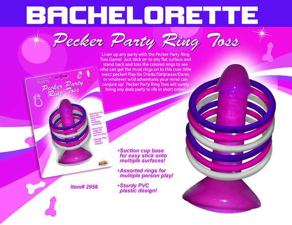 PINK PECKER PARTY RING TOSS -HO2956