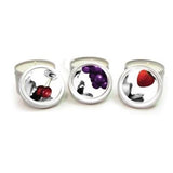 CANDLE 3 PACK EDIBLE CHERRY GRAPE STRAWBERRY -EBHSCK200