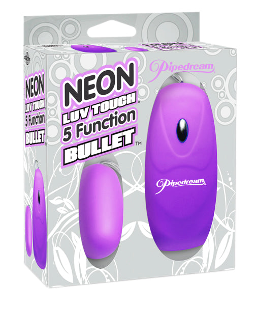 NEON LUV TOUCH BULLET PURPLE 5 FUNCTION -PD263812
