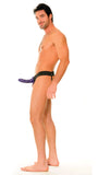 Fetish Fantasy Series For Him or Her Hollow Strap-On Purple PD3366-12