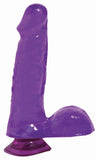 BASIX RUBBER WORKS 6IN DONG W/SUCTION CUP PURPLE -PD422712