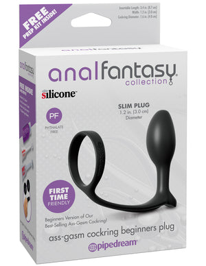 ANAL FANTASY ASS GASM COCK RING BEGINNERS PLUG -PD469323
