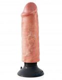 KING COCK 6IN COCK FLESH VIBRATING -PD540121