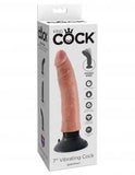 KING COCK 7IN COCK FLESH VIBRATING -PD540221