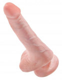 KING COCK 6 COCK W/BALLS FLESH "-PD553121