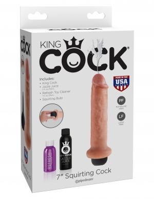 KING COCK 7IN SQUIRTING COCK FLESH -PD560721