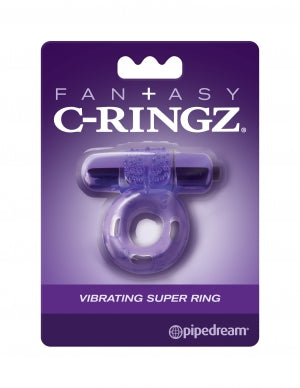 FANTASY C RINGZ VIBRATING SUPER RING PURPLE -PD586012