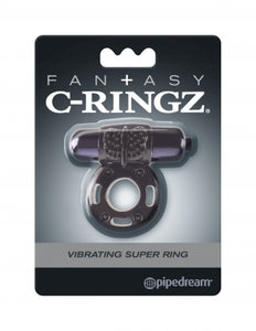 FANTASY C RINGZ VIBRATING SUPER RING BLACK -PD596023