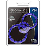 Performance - VS4 Pure Premium Silicone Cock Ring Set  - BL-370819