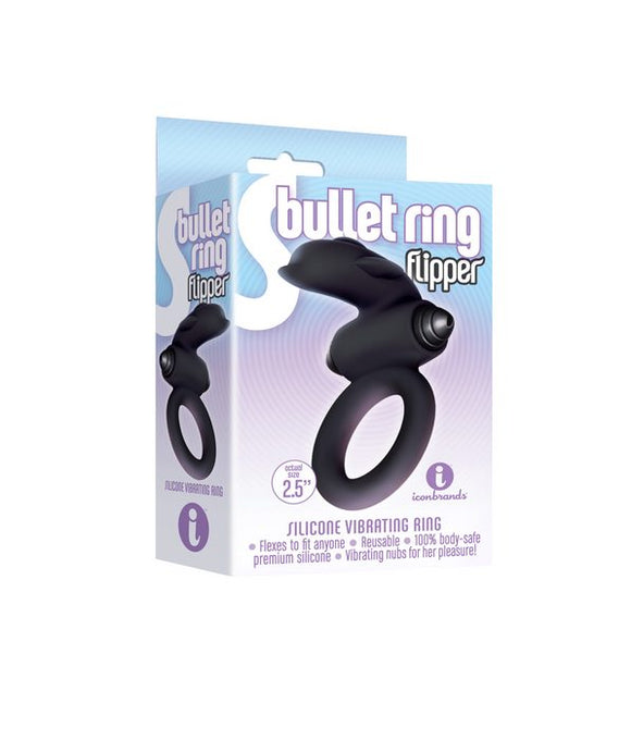9'S S-BULLET RING FLIPPER SILICONE -IB26062