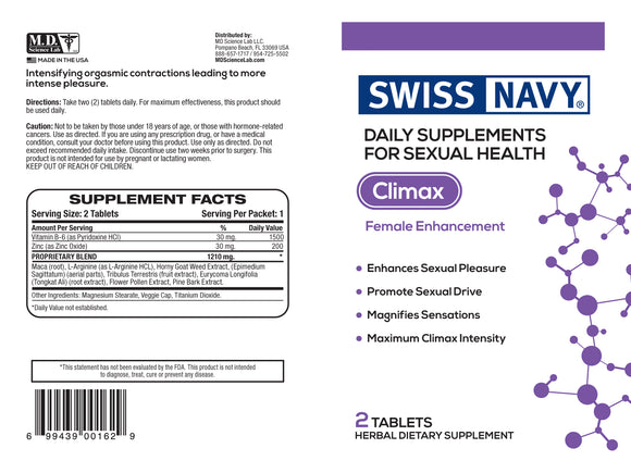 SWISS NAVY CLIMAX FOR HER 2CT -SNCFH1